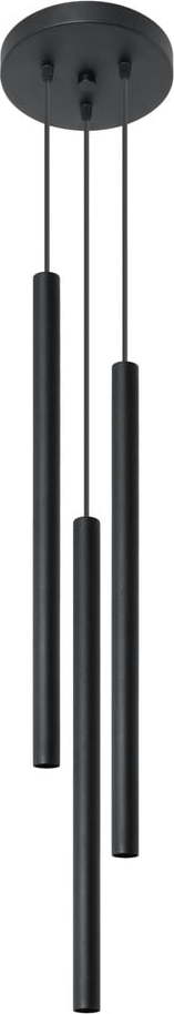 Černé kovové závěsné svítidlo ø 20 cm Fideus – Sollux Sollux