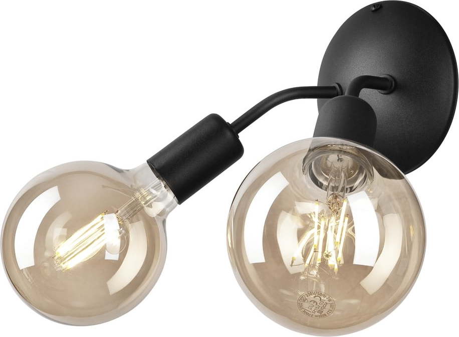 Černé nástěnné svítidlo Viggo – LAMKUR LAMKUR