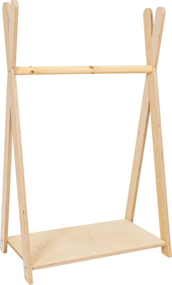 Dětský věšák v dekoru borovice v přírodní barvě 60x97 cm Montessori – Meowbaby MeowBaby