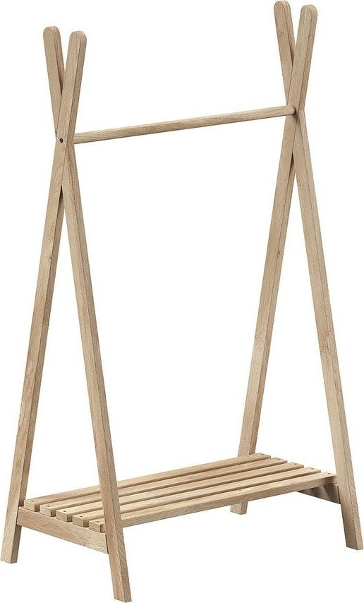Dětský věšák z dubového dřeva v přírodní barvě 74x132 cm Forrest – Vipack Vipack