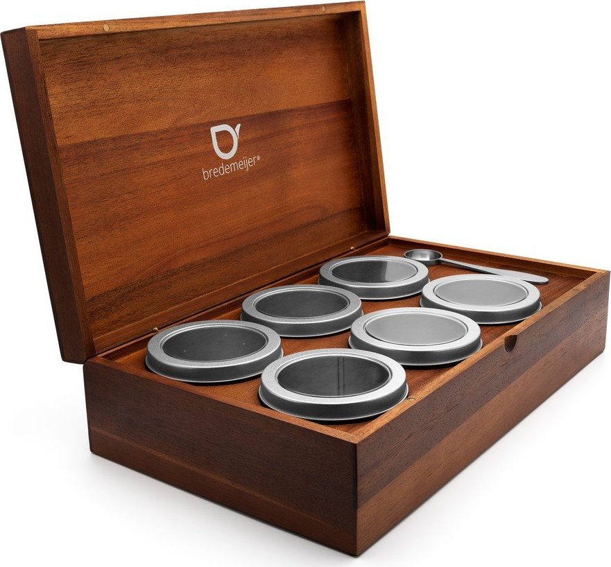 Dřevěná krabička na čaj – Bredemeijer Bredemeijer