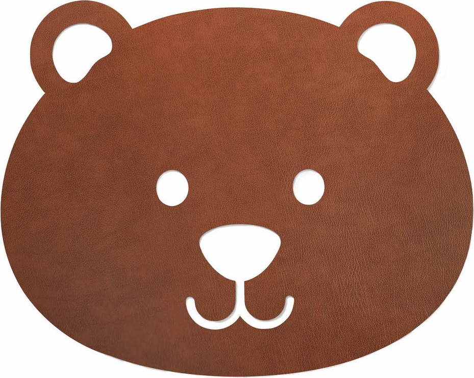 Hnědá dětská hrací podložka 73x92 cm Bear XXL Bull – LIND DNA Lind DNA