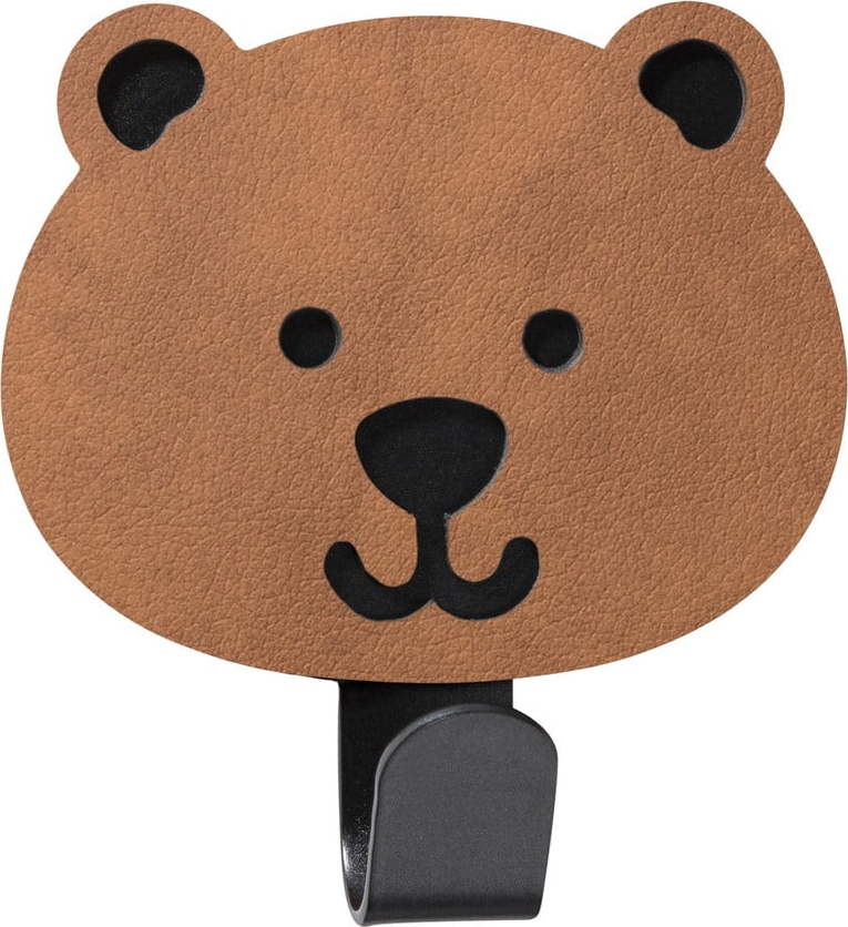 Hnědý ocelový háček bez vrtání Bear Nupo – LIND DNA Lind DNA