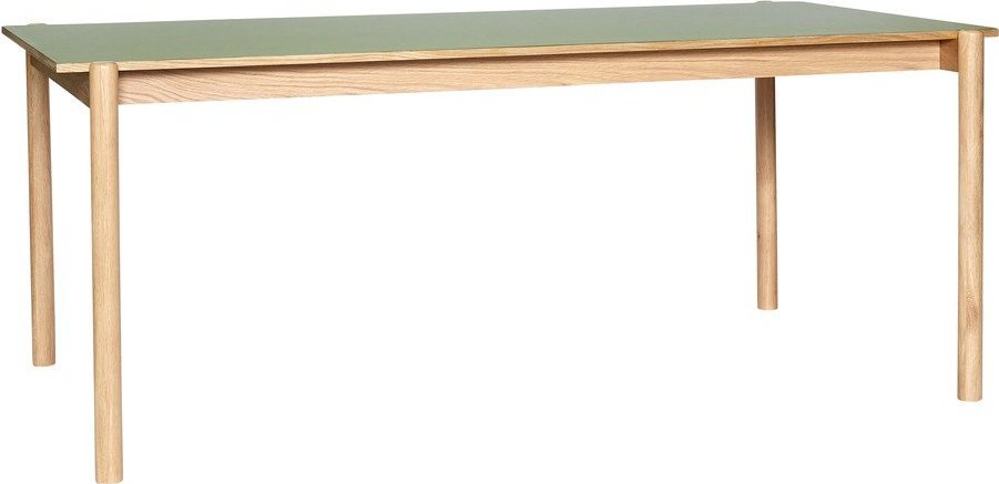 Jídelní stůl z dubového dřeva 107x190 cm Oblique – Hübsch Hübsch