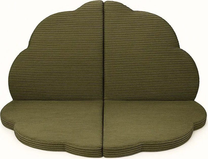 Khaki dětská hrací podložka 160x160 cm – Meowbaby MeowBaby