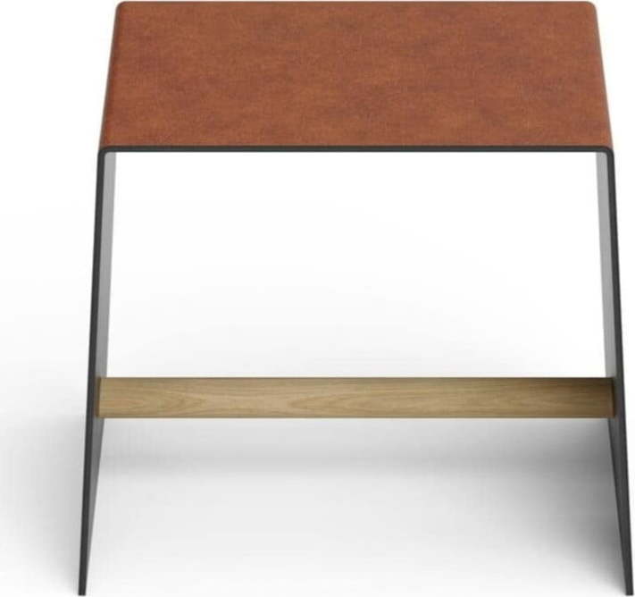 Koňakově hnědá kovová stolička Bull – LIND DNA Lind DNA