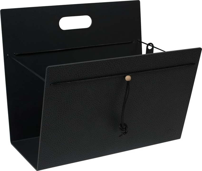 Kovový/z eko kůže stojan na časopisy Hippo L – LIND DNA Lind DNA