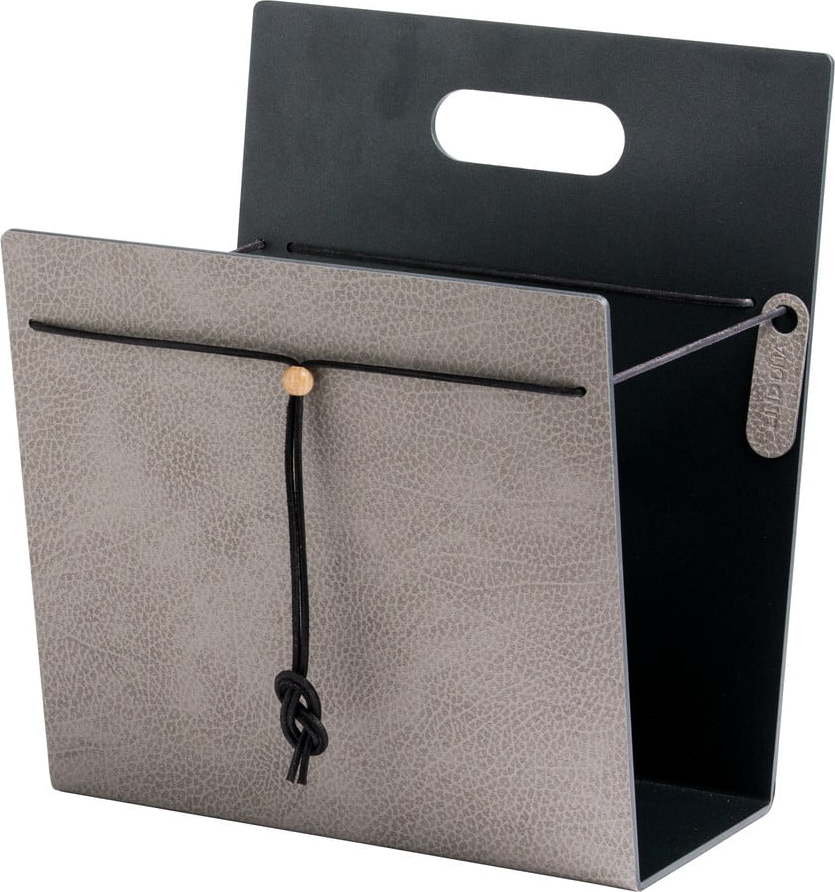 Kovový/z eko kůže stojan na časopisy Hippo M – LIND DNA Lind DNA