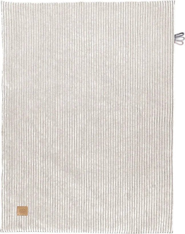 Krémová manšestrová dětská deka 100x77 cm – Meowbaby MeowBaby