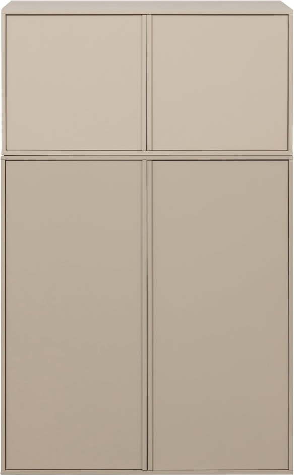 Krémová modulární skříň z borovicového dřeva 100x150 cm Daily – vtwonen vtwonen