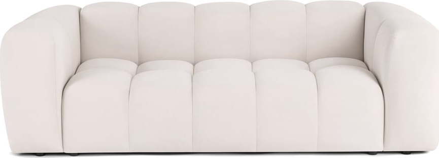 Krémová sametová pohovka 190 cm Cube - II. jakost – Bonami Selection Bonami Selection