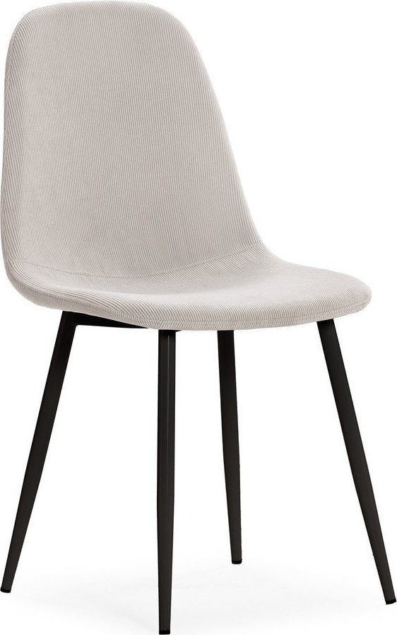 Krémové čalouněné jídelní židle v sadě 4 ks Minka – Marckeric Marckeric