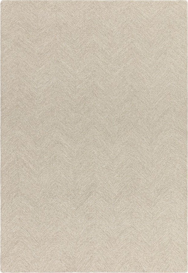 Krémový ručně tkaný koberec s příměsí vlny 120x170 cm Theodore Chevron – Asiatic Carpets Asiatic Carpets