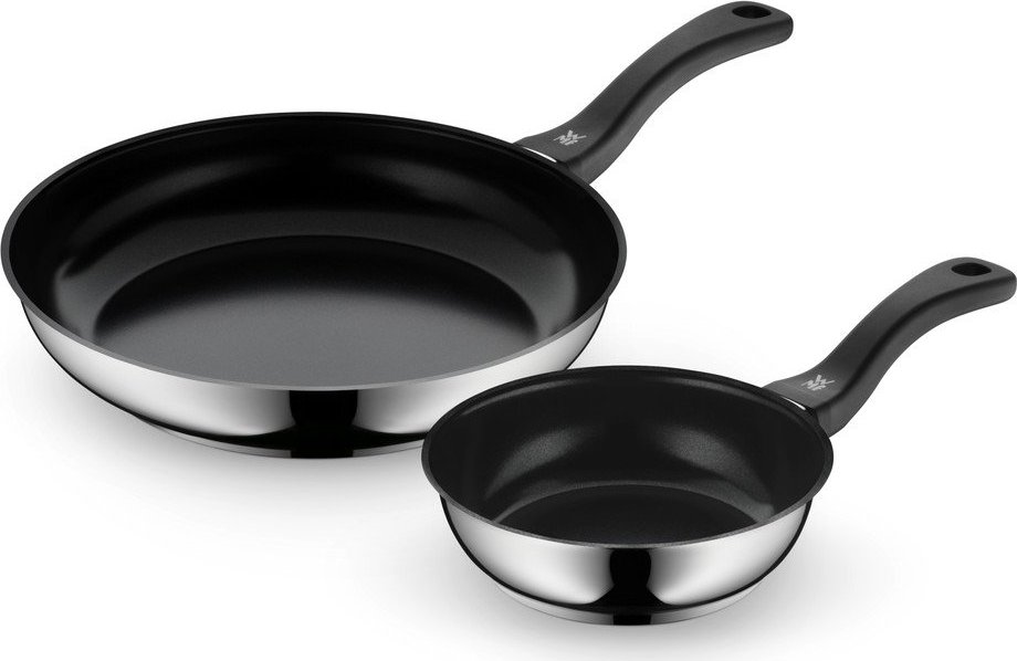 Nerezové pánve v sadě 2 ks s keramickým povrchem ø 28 cm Devil – WMF WMF