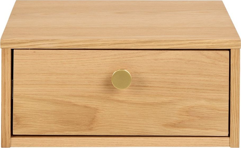 Noční stolek v dekoru dubu ve světle přírodní barvě Monfort – Actona Actona