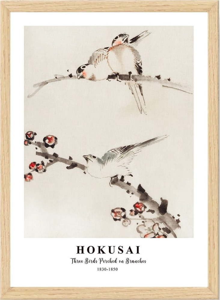 Obraz 35x45 cm Hokusai – Wallity Wallity