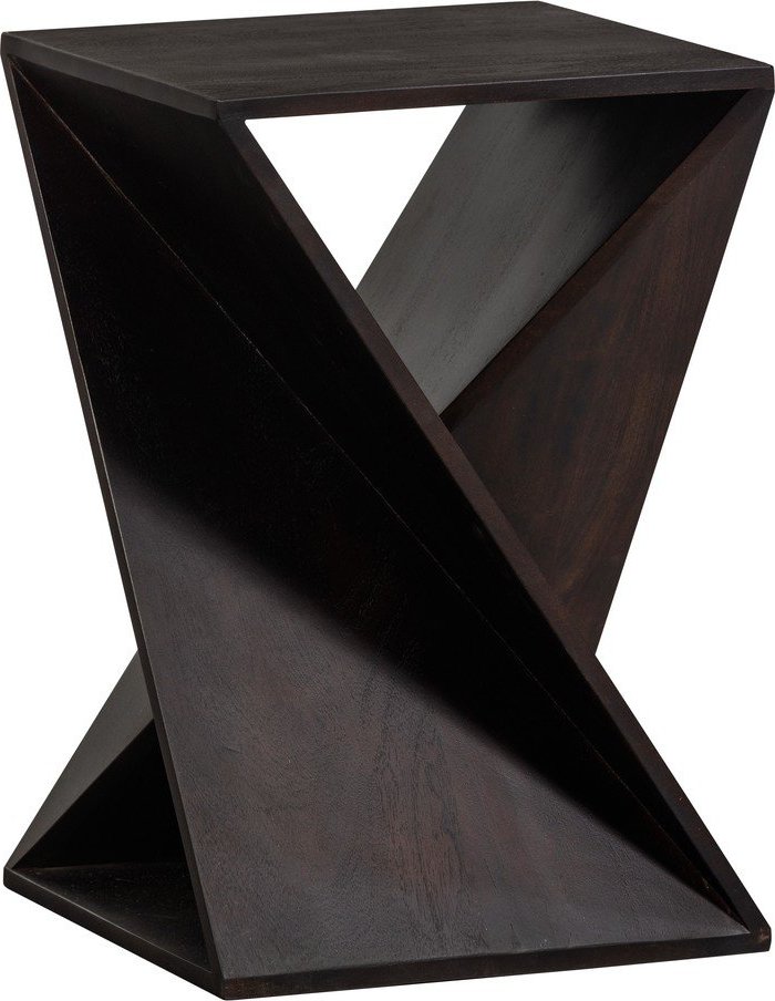 Odkládací stolek z masivu akácie 41x41 cm Ikem – WOOOD WOOOD