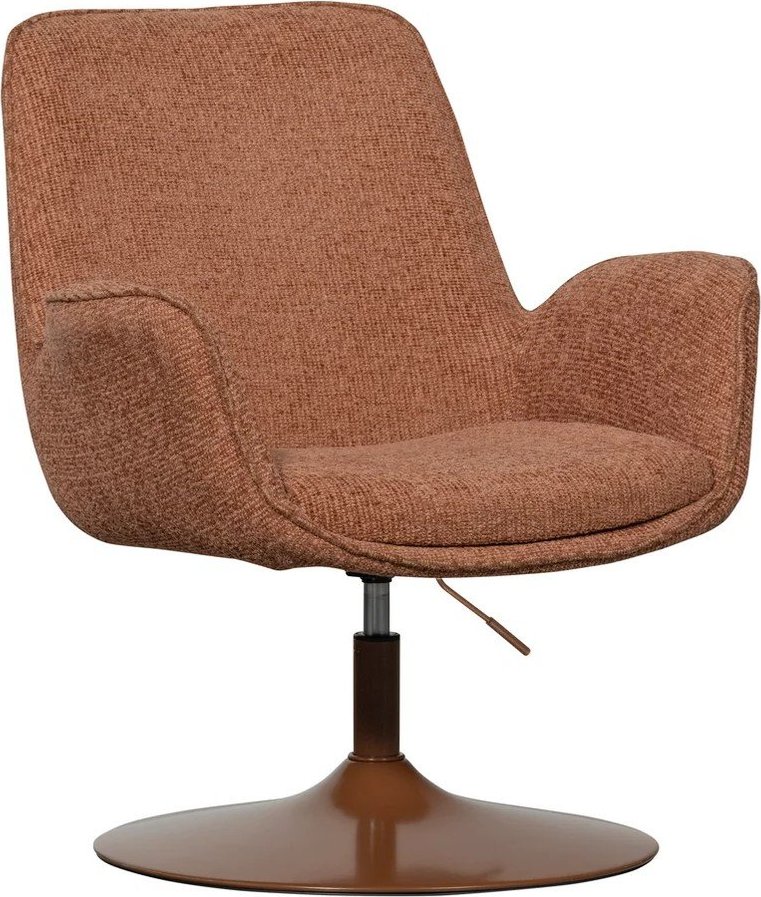 Oranžové křeslo s nastavitelnou výškou sedadla Marten – WOOOD WOOOD