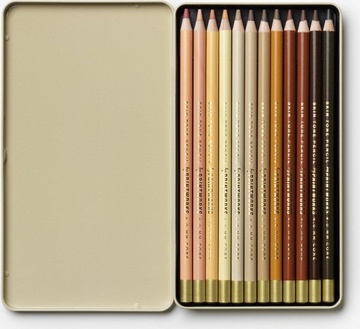 Pastelky v sadě Skin tone – Printworks Printworks