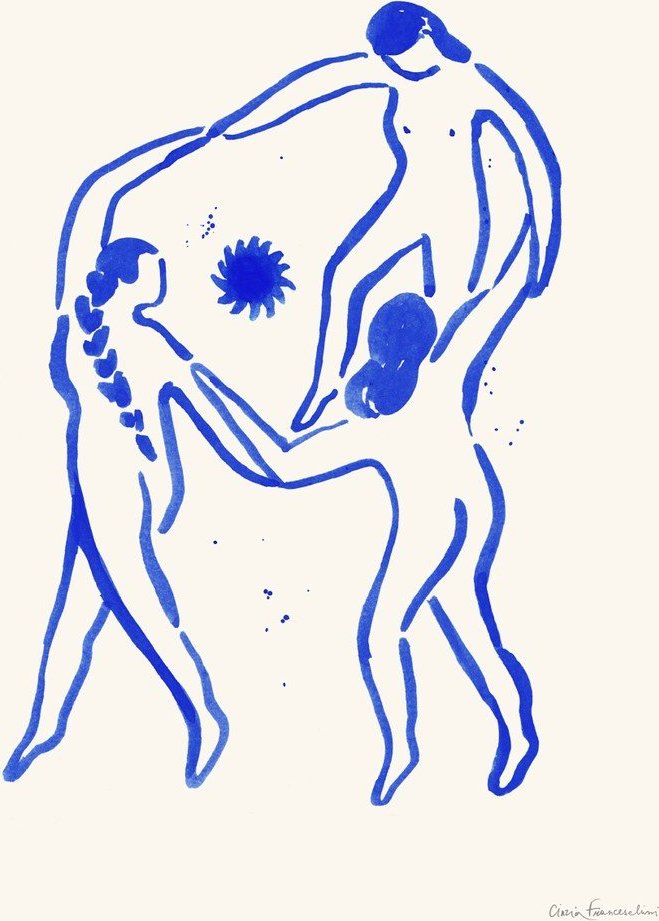 Plakát 50x70 cm My Sisters – Cinzia Franceschini – The Poster Club The Poster Club