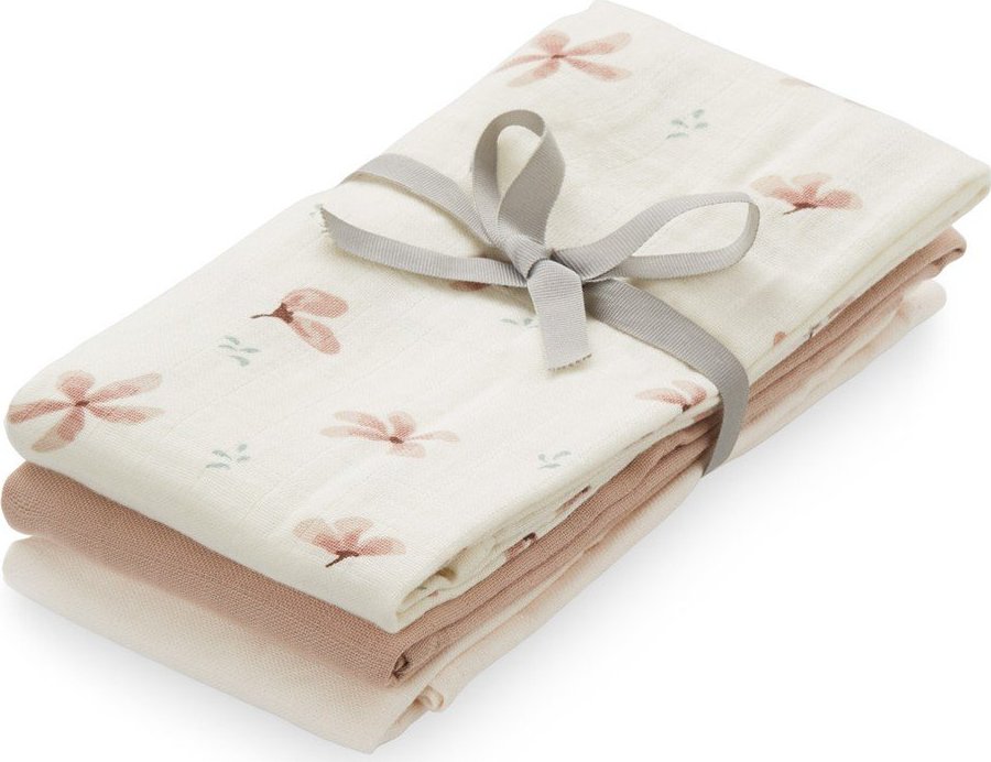 Pleny 3 ks z Bio bavlny 70x70 cm Windflower Creme