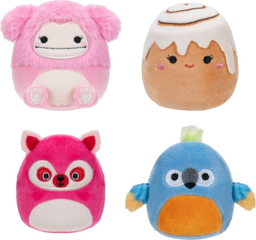 Plyšové hračky v sadě 4 ks Micromallows 4Pack – SQUISHMALLOWS SQUISHMALLOWS