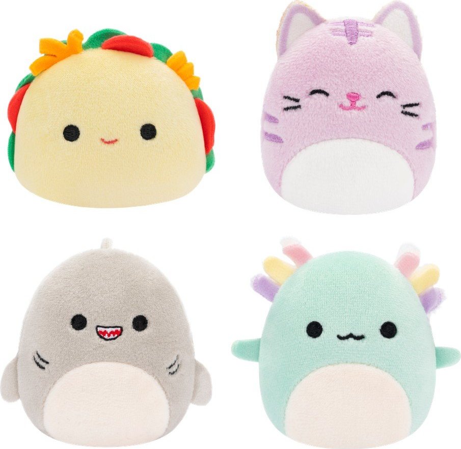 Plyšové hračky v sadě 4 ks Micromallows 4Pack – SQUISHMALLOWS SQUISHMALLOWS