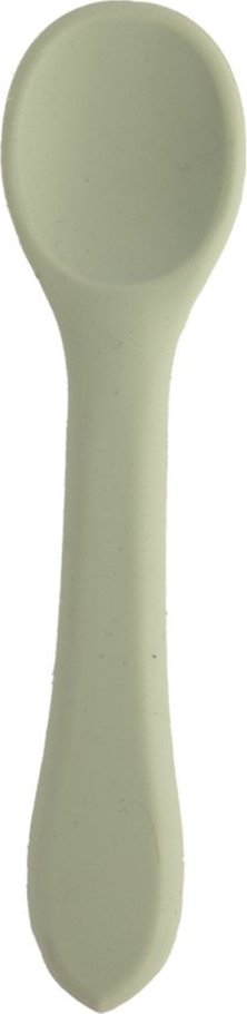 Šalvějově zelená dětská lžička ze silikonu – Orion Orion