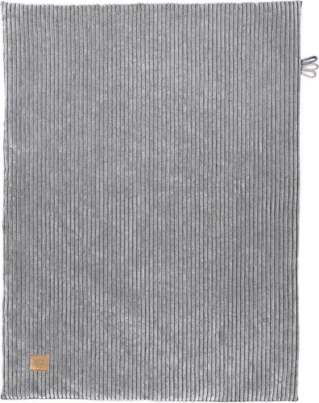 Šedá manšestrová dětská deka 100x77 cm – Meowbaby MeowBaby