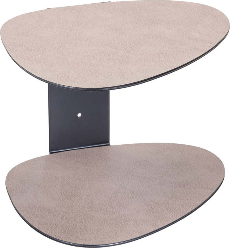 Šedá ocelová police 29 cm Curve Bull – LIND DNA Lind DNA