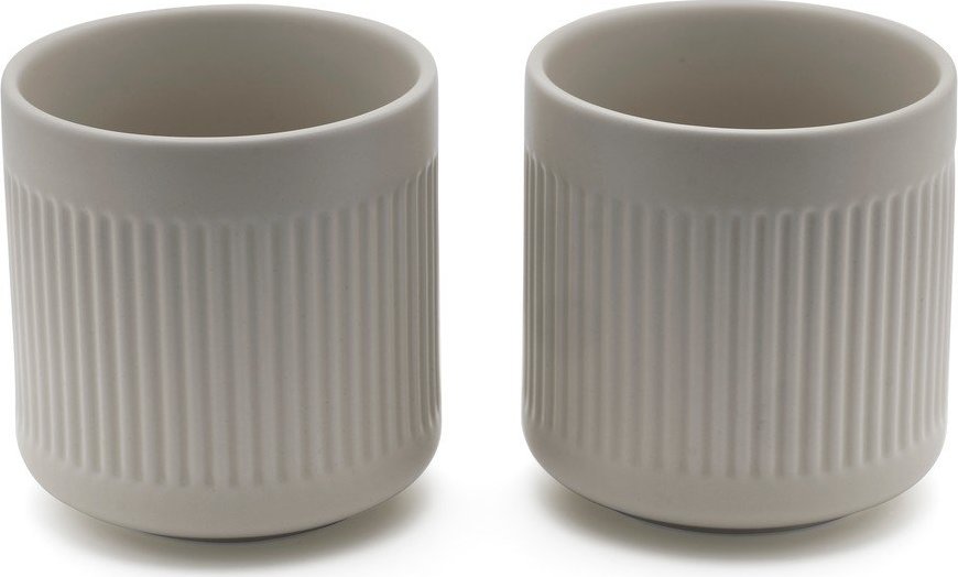 Šedé porcelánové šálky v sadě 2 ks 300 ml Skagen – Bredemeijer Bredemeijer