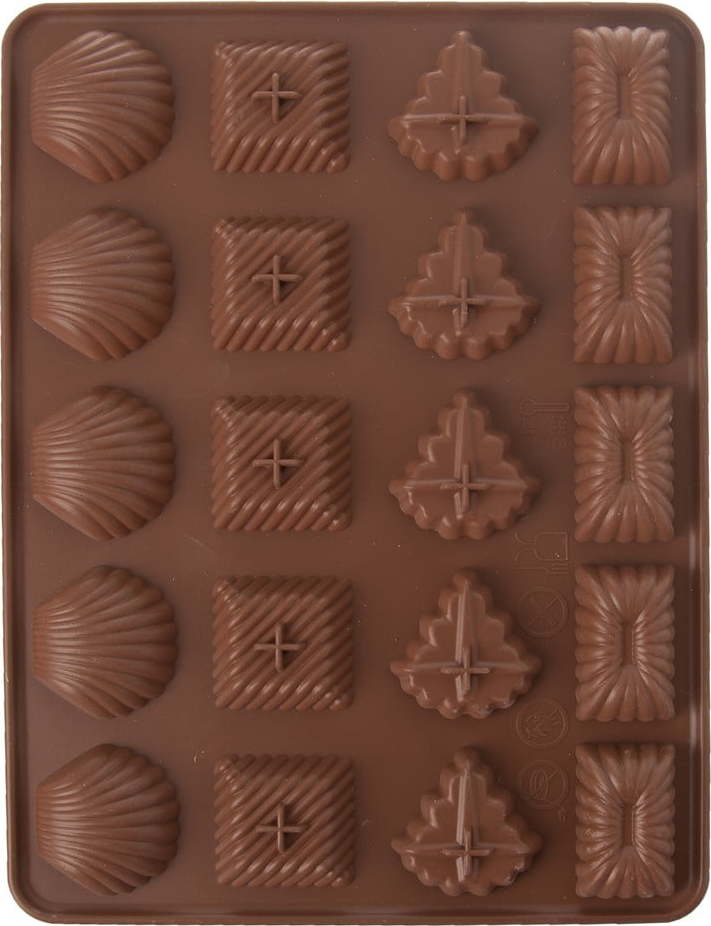 Silikonová forma na pečení cukroví 21x28