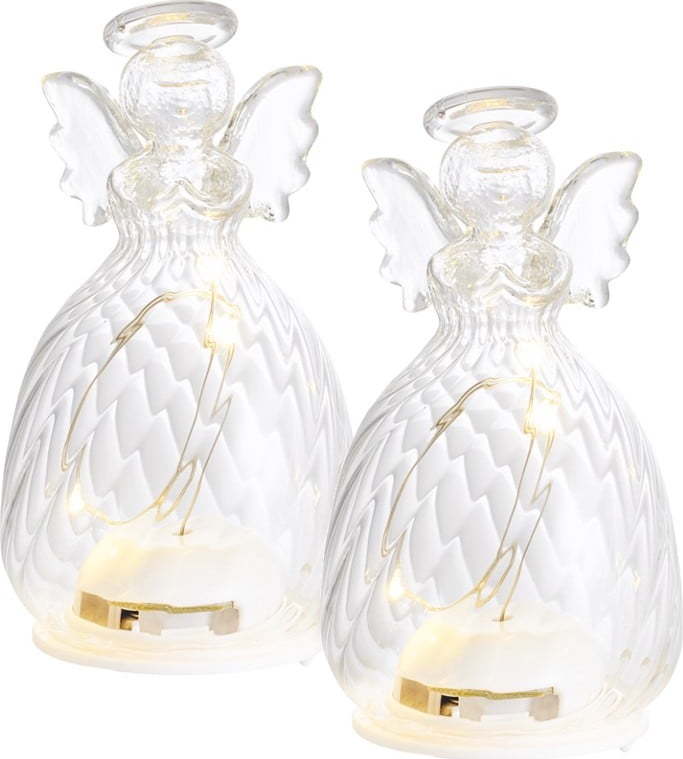 Světelné dekorace v sadě 2 ks na baterky ø 96 cm Wave Angel – Sirius Sirius