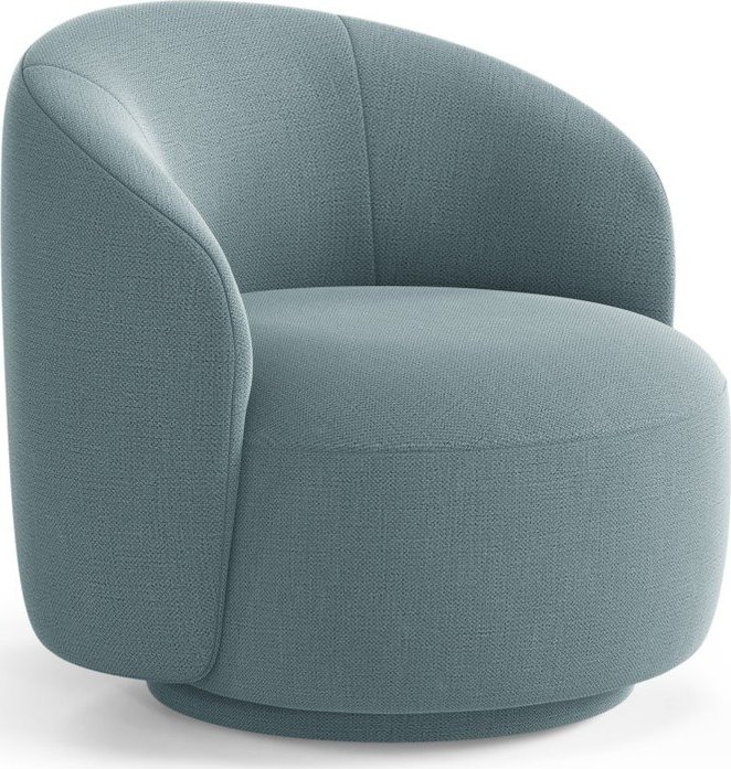 Světle modré otočné křeslo Letizia – Micadoni Micadoni