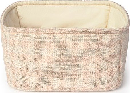 Světle růžový látkový dětský koš na hračky 30x20x20 cm Swan Rose – Lorena Canals Lorena Canals