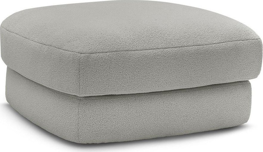 Světle šedá podnožka z textilie bouclé Leonore – Bobochic Paris Bobochic Paris