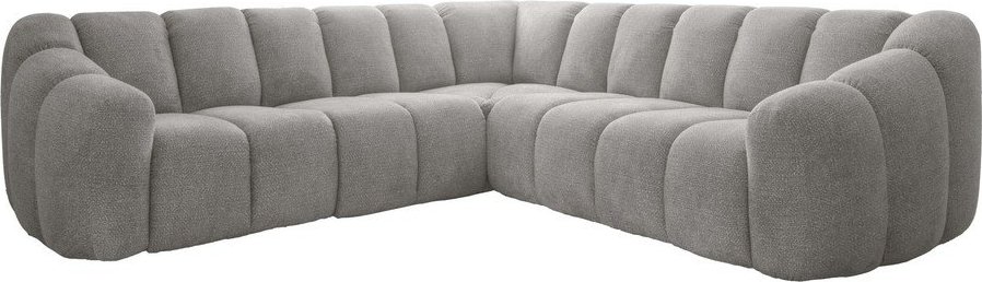 Světle šedá rohová pohovka Shell – Miuform Miuform