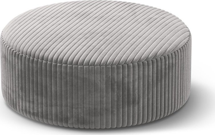 Světle šedý manšestrový taburet Dia – Micadoni Micadoni