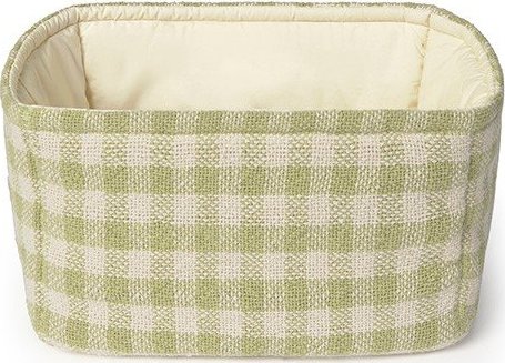 Světle zelený látkový dětský koš na hračky 30x20x20 cm Swan Matcha – Lorena Canals Lorena Canals