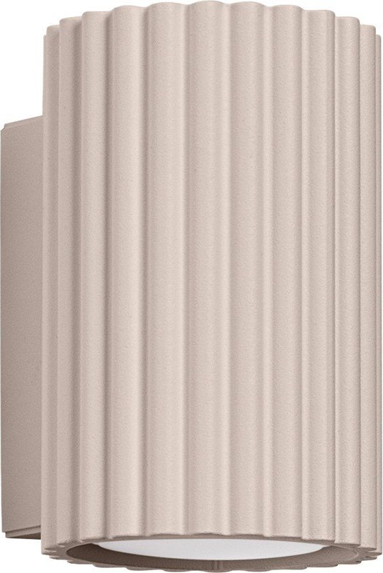 Taupe kovové nástěnné svítidlo ø 6