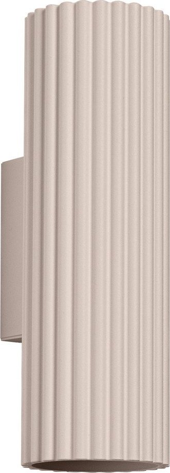 Taupe kovové nástěnné svítidlo ø 6