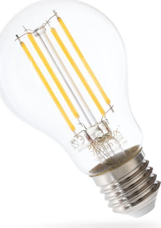 Teplá bílá LED/filamentová žárovka E27, 7 W – Sollux