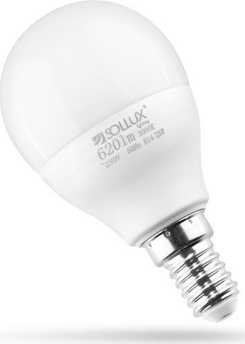 Teplá bílá LED žárovka E14