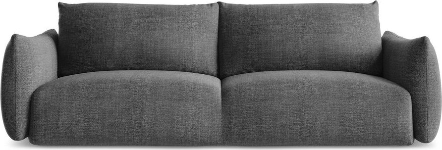 Tmavě šedá rozkládací pohovka 230 cm Leila – Makamii Makamii