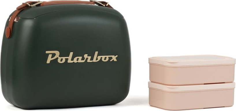 Tmavě zelený chladicí box 6 l Classic Gold – Polarbox Polarbox