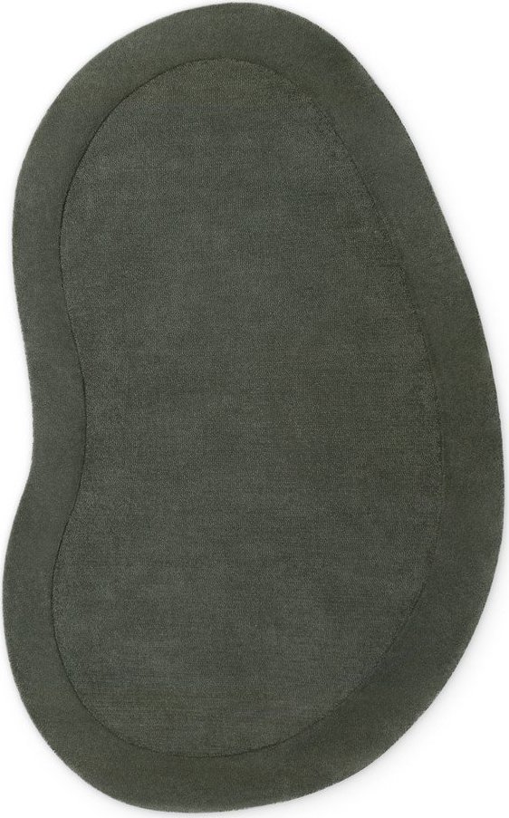 Tmavě zelený ručně tkaný koberec s příměsí vlny 125x200 cm Kari Organic – Villeroy&Boch Villeroy & boch