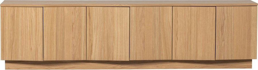 TV stolek z dubového dřeva v přírodní barvě 200x52x45 cm Zuma – WOOOD WOOOD