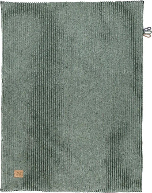 Zelená manšestrová dětská deka 100x77 cm – Meowbaby MeowBaby