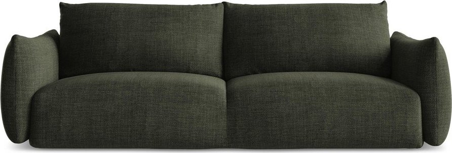 Zelená rozkládací pohovka 230 cm Leila – Makamii Makamii