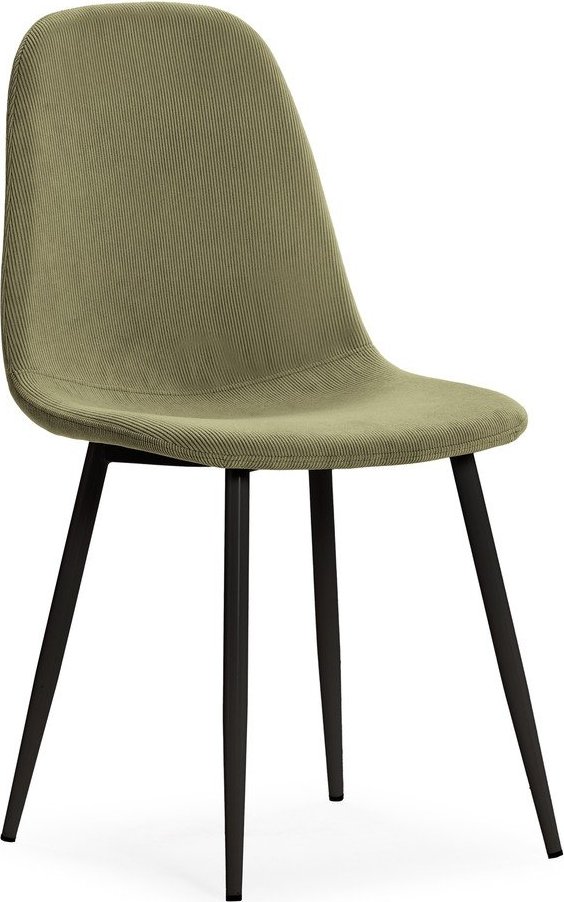 Zelené čalouněné jídelní židle v sadě 4 ks Minka – Marckeric Marckeric